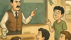 Ανέκδοτο: Μανώλη, γράψε πρόταση στον πίνακα