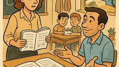 Ανέκδοτο: Στο σχολείο, η δασκάλα τον καρφώνει