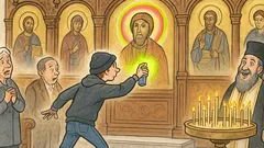 Ανέκδοτο: Νεαρός με σπρέι στην εκκλησία;