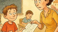 Ανέκδοτο: Η δασκάλα λέει «γράψτε διάλογο»