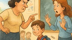 Ανέκδοτο: Μάνα στην τάξη, «Μιχάλη φύγε έξω!»