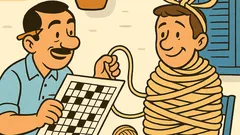 Ανέκδοτο: Το σταυρόλεξο είναι για λύσιμο…