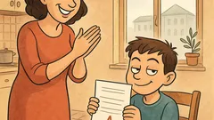 Ανέκδοτο: Μαμά, η δασκάλα είπε παρατηρητικός!