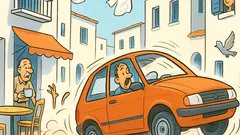 Ανέκδοτο: Ποιο λάστιχο δεν κινείται;