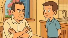 Ανέκδοτο: Μπάμπη, διάβασες για το σχολείο;