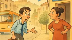 Ανέκδοτο: Μητσάκη, γιατί άργησες πάλι;