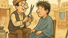 Ανέκδοτο: Κουρέας στην Καμπούλ ζητάει ξυράφι