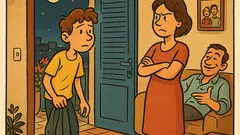 Ανέκδοτο: Μαμά, μπορώ να βγω; Ο μπαμπάς;