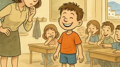 Ανέκδοτο: Νίκο, γιατί ήρθες με διαφορετικά παπούτσια;