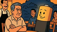 Ανέκδοτο: Ποια η διαφορά άντρα-μπαταρίας;