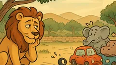 Ανέκδοτο: Καθόταν το λιοντάρι στο δάσος…