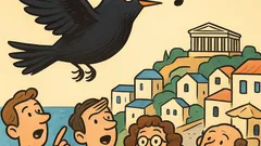 Ανέκδοτο: Τι είναι μαύρο, πετάει και τραγουδάει;