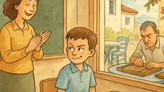 Ανέκδοτο: Η δασκάλα: Νίκο, πες «θα δουλέψω»