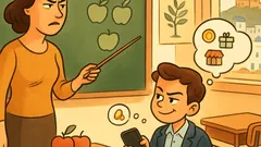 Ανέκδοτο: Η δασκάλα ρωτάει τον Κωστάκη για μήλα