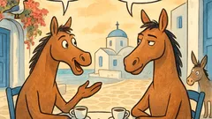 Ανέκδοτο: Τι κάνουν δύο άλογα;