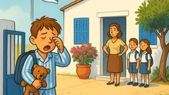 Ανέκδοτο: Τοτέ, γιατί άργησες πάλι στο σχολείο;