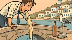 Ανέκδοτο: Τι σημαίνει ξέρασμα σε γέφυρα;