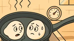 Ανέκδοτο: Ήταν κάποτε δύο αυγά που τηγανίζονταν