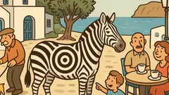 Ανέκδοτο: Υπάρχουν ζέβρες με ρίγες-στόχο;