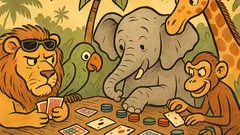Ανέκδοτο: Τι ζει στη ζούγκλα και τζογάρει;
