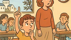 Ανέκδοτο: Κυρία, μπορώ να πάω τουαλέτα;