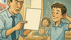 Ανέκδοτο: Μήτσο, γιατί δεν έγραψες τίποτα;