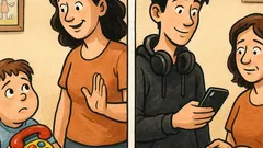 Ανέκδοτο: Μαμά, θέλω τηλέφωνο!