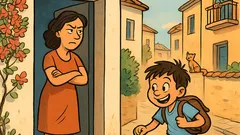 Ανέκδοτο: Μήτσο, γιατί άργησες πάλι σχολείο;