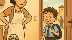 Ανέκδοτο: Μαμά, σήμερα δεν πάω σχολείο