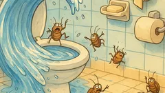 Ανέκδοτο: Τι λένε τα ζωύφια στην τουαλέτα;