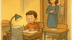 Ανέκδοτο: Παππού, με κράτησαν στην τάξη αργά