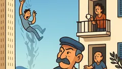 Ανέκδοτο: Όταν πέφτει από τον 100ό…