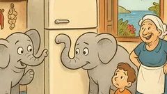 Ανέκδοτο: Πώς χωράνε δύο ελέφαντες στο ψυγείο;