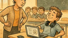 Ανέκδοτο: Δεν έκανα εργασία, κυρία—το είπε Google