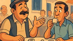 Ανέκδοτο: Στο καφενείο ο Μήτσος λέει «…»