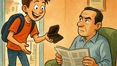 Ανέκδοτο: Μπαμπά, μου δίνεις πενήντα ευρώ;