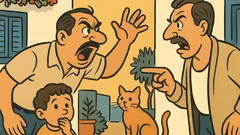 Ανέκδοτο: Μπαμπά, γιατί φωνάζεις;