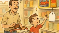 Ανέκδοτο: Μπαμπά, να πάρω αυτό το παιχνίδι;