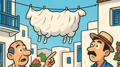 Ανέκδοτο: Τι είναι άσπρο και κάνει μπεε;