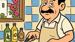 Ανέκδοτο: Με τι λάδι τηγανίζει ο Κορκολής;