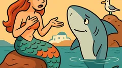 Ανέκδοτο: Συναντάει γοργόνα καρχαρία στον ωκεανό