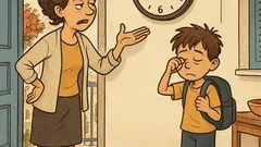 Ανέκδοτο: Κωστάκη, αύριο σχολείο στις οκτώ!