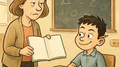 Ανέκδοτο: Μήτσο, γιατί γράφεις μόνο τελείες;