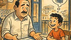 Ανέκδοτο: Μπαμπά, πόσα λεφτά έχουμε; Πολιτικός!