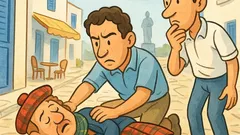Ανέκδοτο: Ένας Σκωτσέζος σωριάστηκε ξαφνικά στον δρόμο...