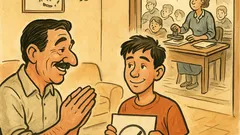 Ανέκδοτο: Μπαμπά, πέρασα την Ιστορία!