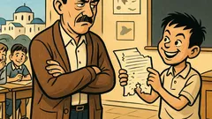 Ανέκδοτο: Γιατί δεν έκανες τα μαθήματα, ρε;