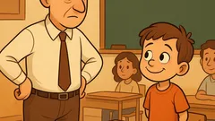 Ανέκδοτο: Γιωργάκη, γιατί χωρίς τετράδιο;