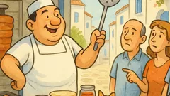 Ανέκδοτο: Πάει σουβλατζής με απόχη στη θάλασσα