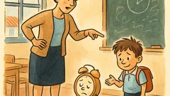 Ανέκδοτο: Γιωργάκη, γιατί άργησες πάλι σχολείο;